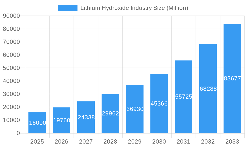 Lithium Hydroxide Industry Market Size and Forecast (2024-2030)