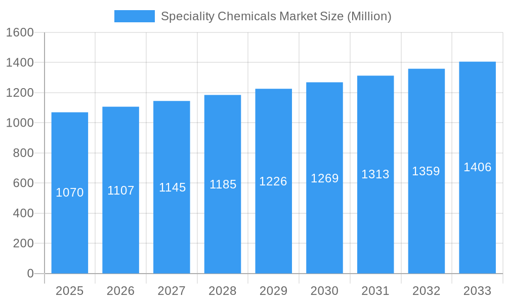 Speciality Chemicals Market Market Size and Forecast (2024-2030)