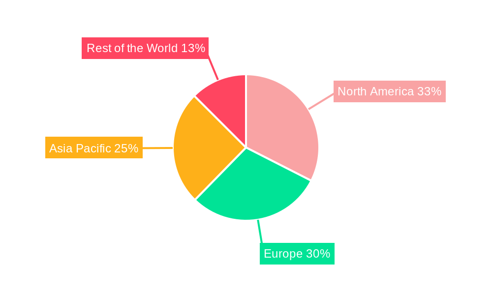 3D Printing Market Market Share by Region - Global Geographic Distribution