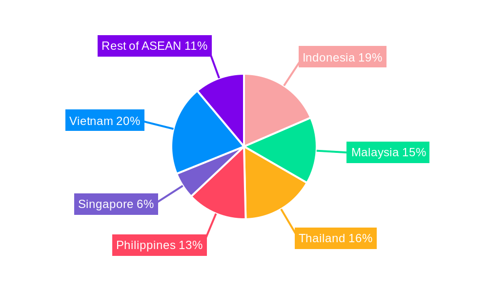 ASEAN Paints and Coatings Market Market Share by Region - Global Geographic Distribution