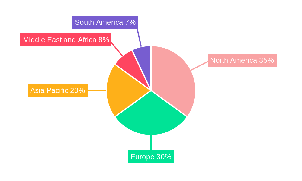 Animal Diagnostics Market Market Share by Region - Global Geographic Distribution