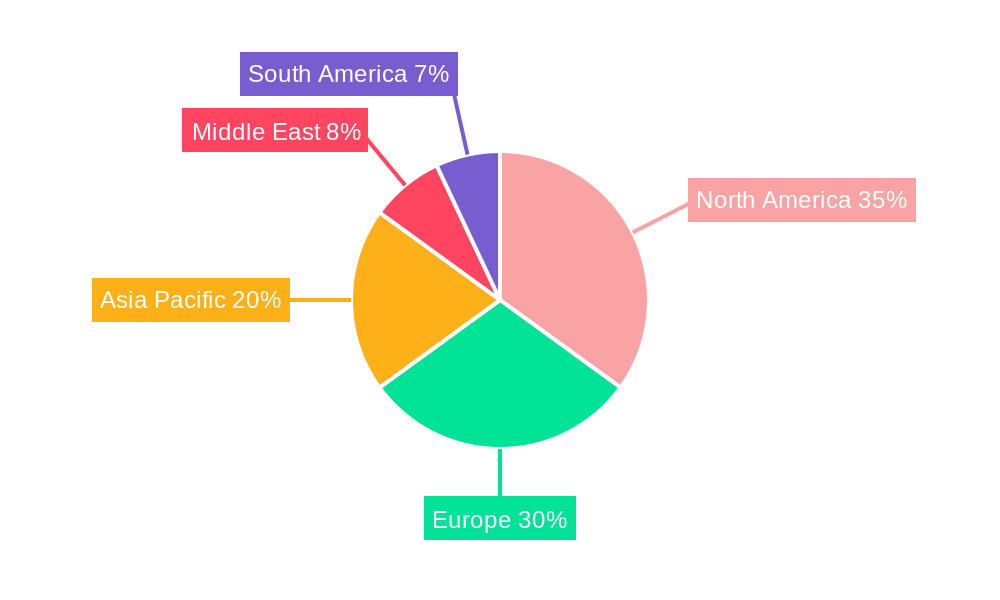 Animal Transportation Market Market Share by Region - Global Geographic Distribution
