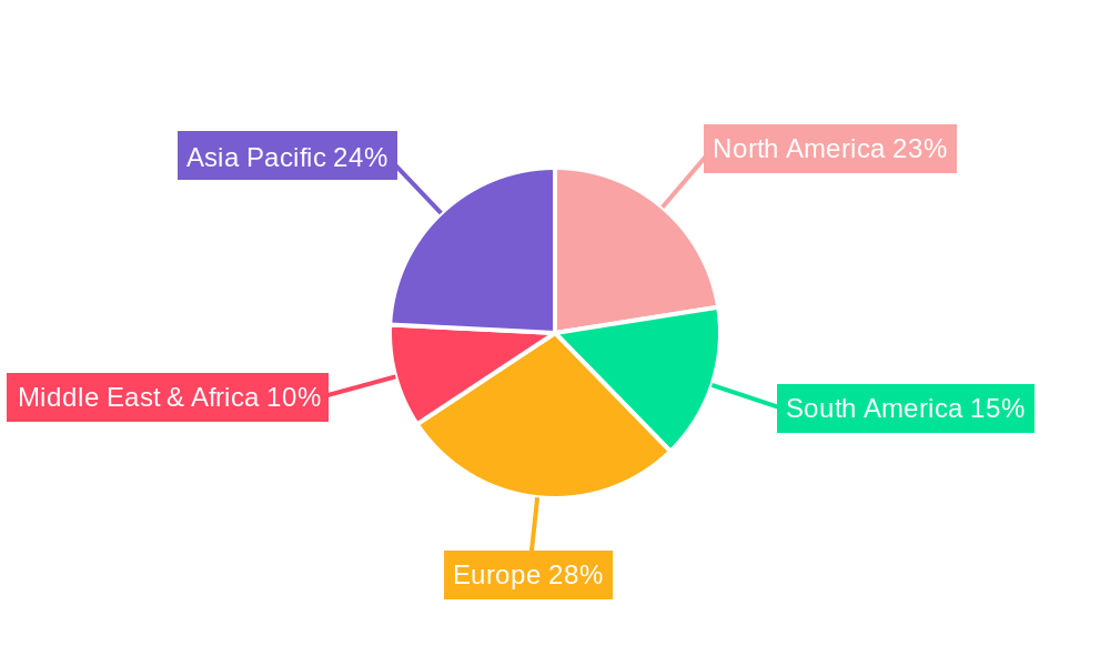 Azadirachta Indica Extract Market Share by Region - Global Geographic Distribution