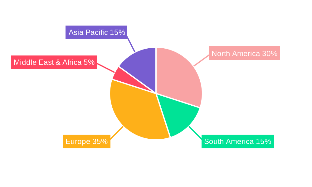 Bicycle Trailers Market Share by Region - Global Geographic Distribution