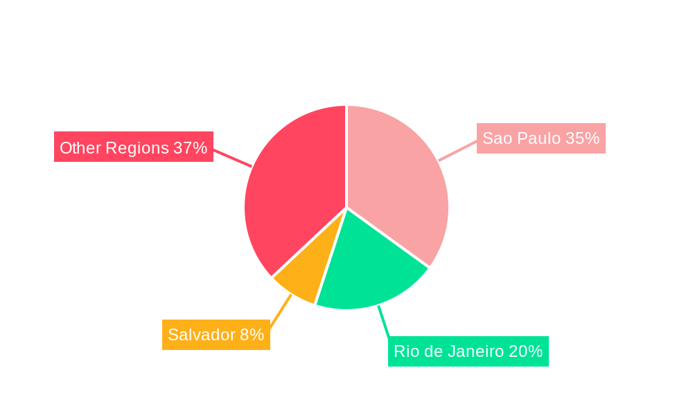 Brazilian Infrastructure Industry Market Share by Region - Global Geographic Distribution