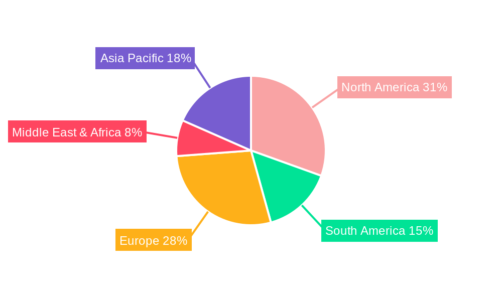 Buttock Injections Market Share by Region - Global Geographic Distribution