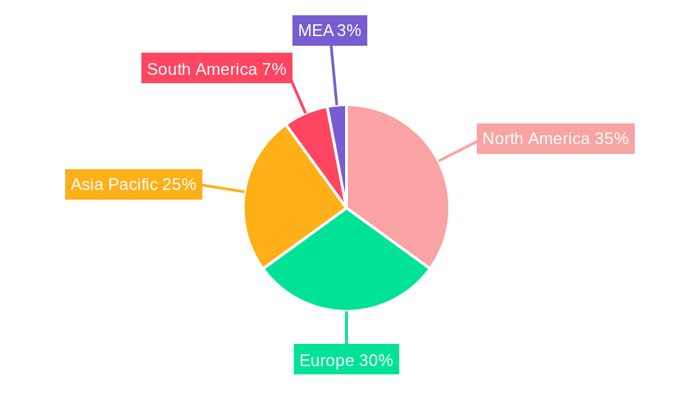Children's Bicycle Market Market Share by Region - Global Geographic Distribution