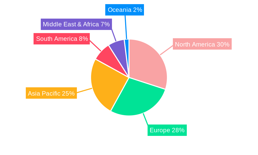 Dental Optical Scanner Market Share by Region - Global Geographic Distribution