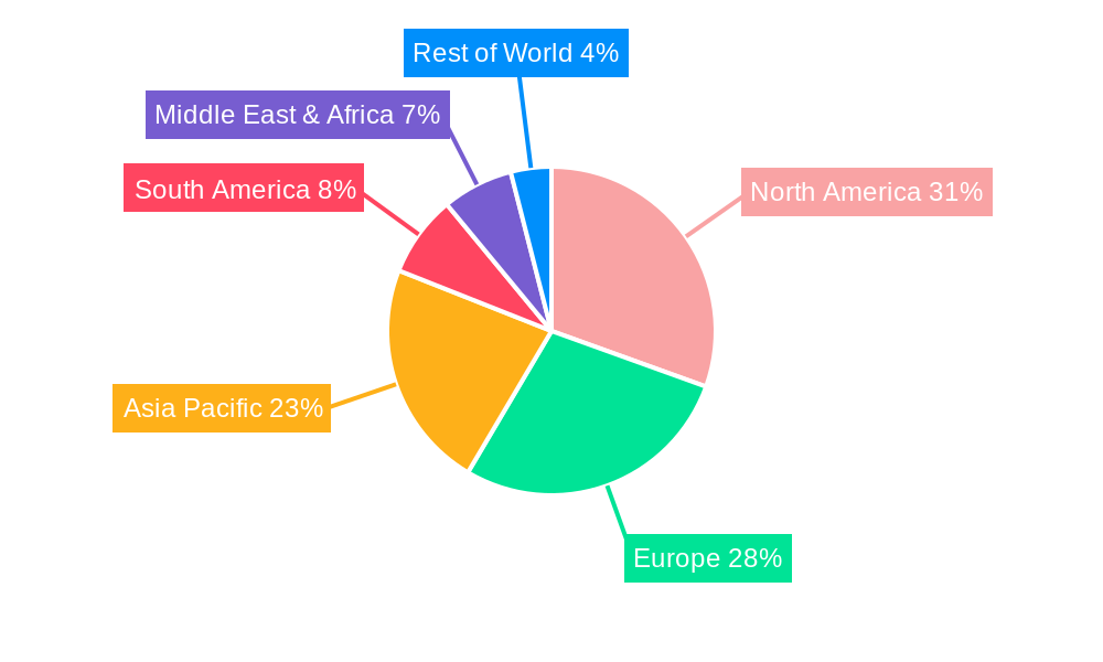 Disposable Suction Connection Tube Market Share by Region - Global Geographic Distribution