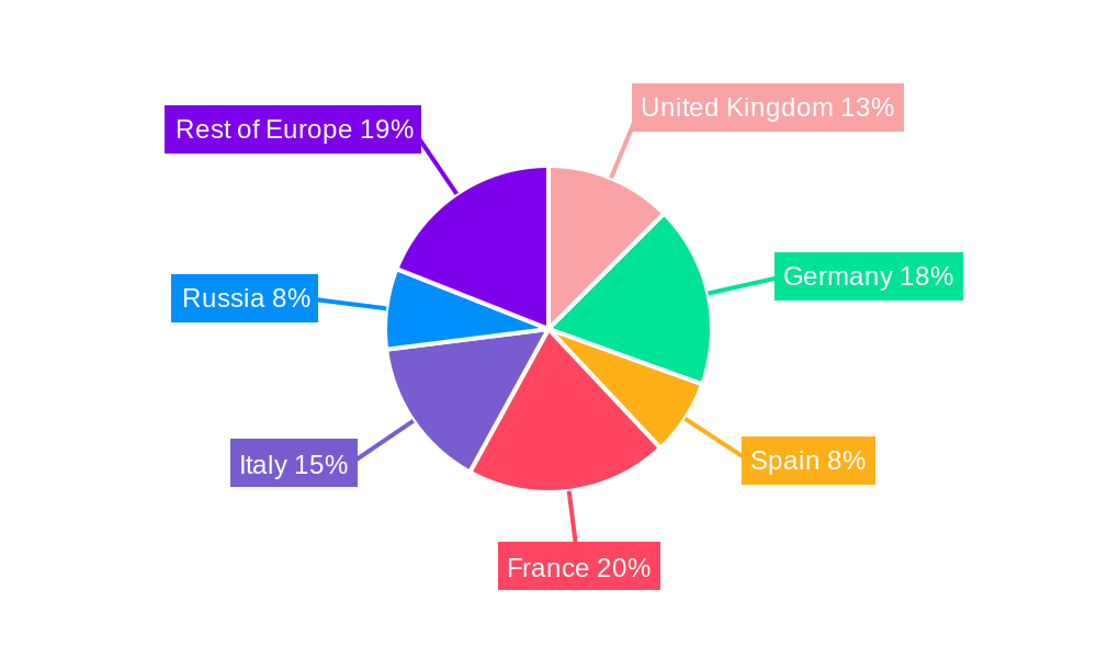 Europe Ski Gear & Equipment Market Market Share by Region - Global Geographic Distribution