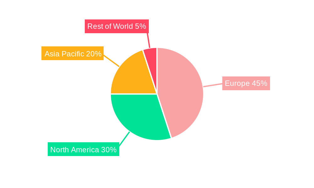 Europe Tactical UAV Market Market Share by Region - Global Geographic Distribution