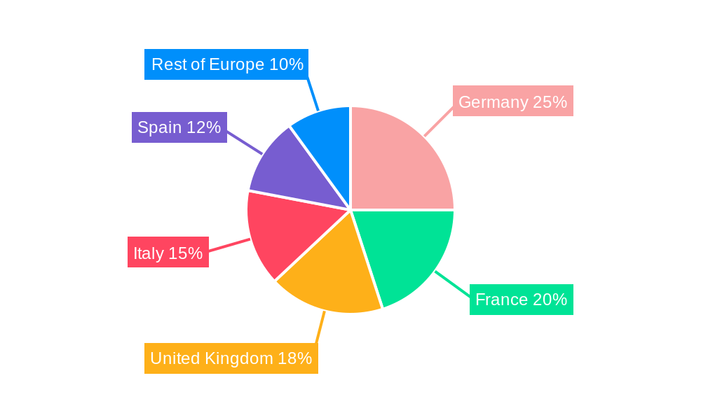 Europe Wellness Tourism Industry Market Share by Region - Global Geographic Distribution