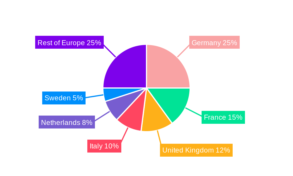 European Customs Brokers Market Market Share by Region - Global Geographic Distribution