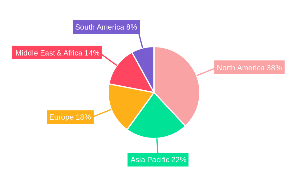 Geosteering Drilling Technology Market Share by Region - Global Geographic Distribution