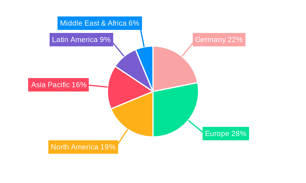 Germany Plant Protein Market Market Share by Region - Global Geographic Distribution