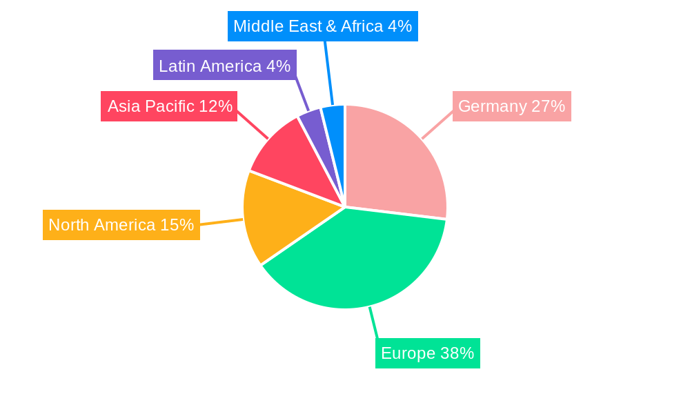 Germany Starch Derivatives Market Market Share by Region - Global Geographic Distribution