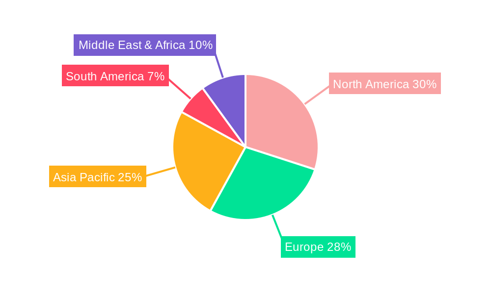 Helium-free Magnetoencephalography Market Share by Region - Global Geographic Distribution