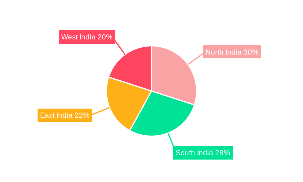 India Travel Accommodation Market Market Share by Region - Global Geographic Distribution
