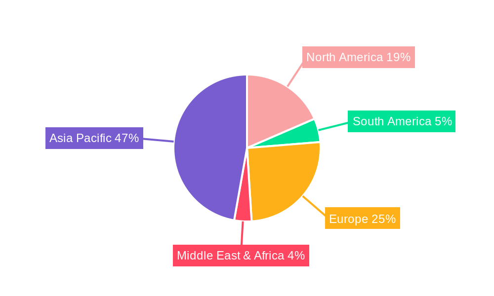 LMFP Battery Market Share by Region - Global Geographic Distribution