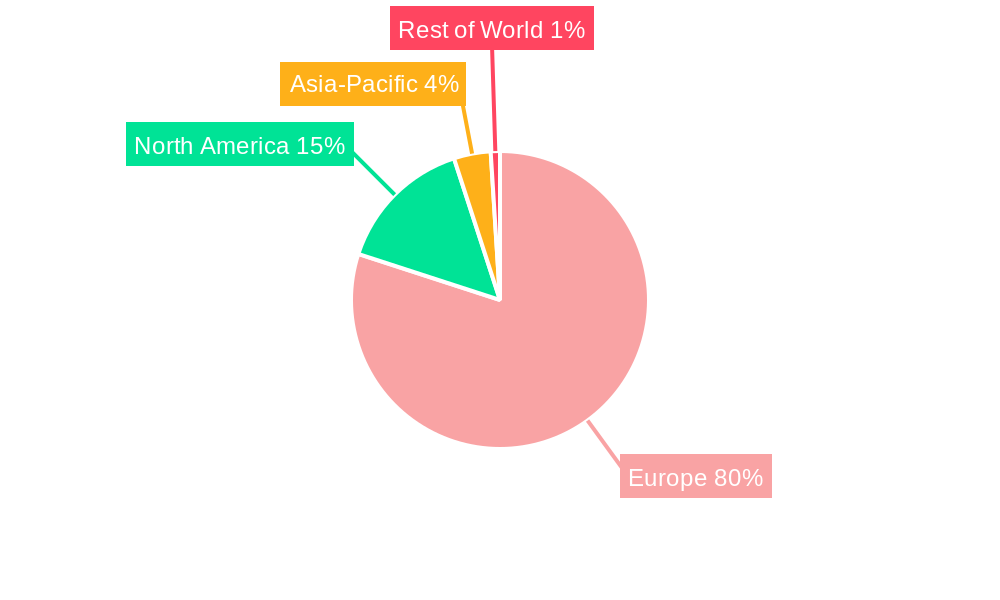 Leather Goods Market in Europe Market Share by Region - Global Geographic Distribution