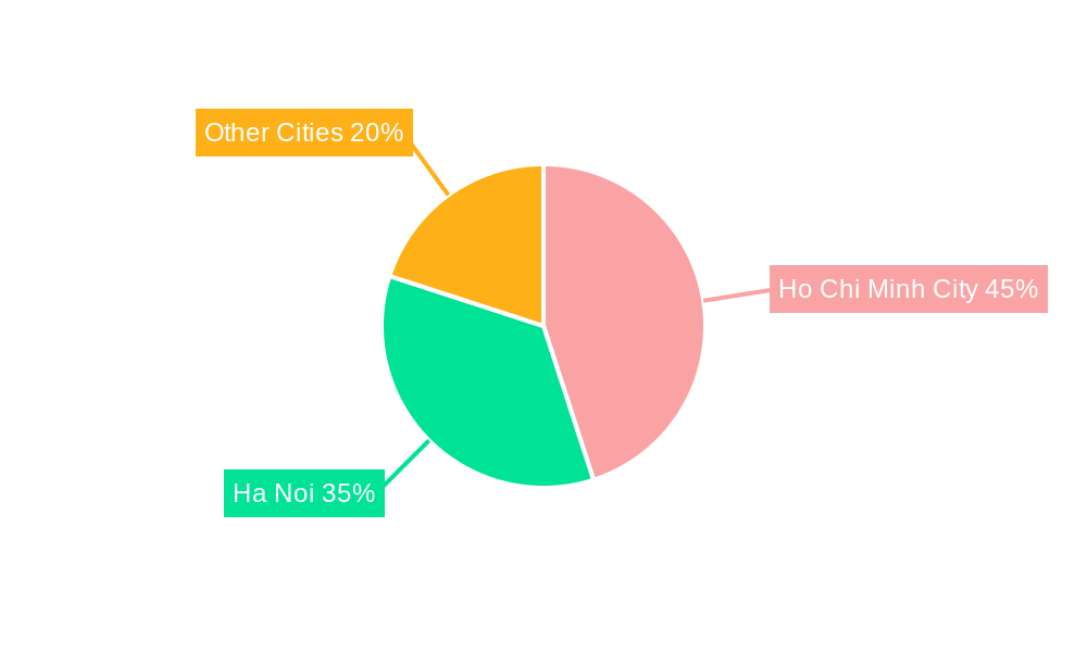 Luxury Apartments Market in Vietnam Market Share by Region - Global Geographic Distribution