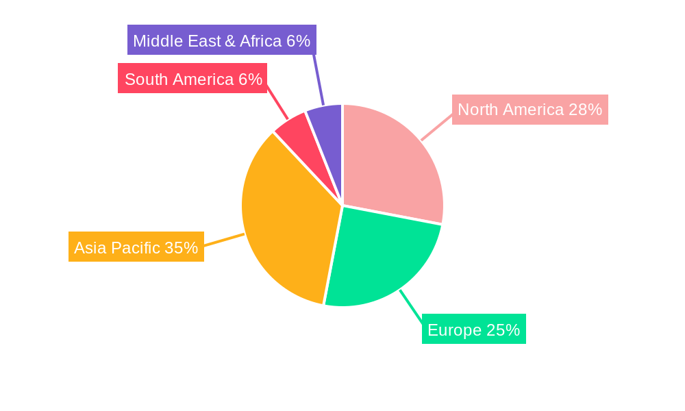 Medical Amorphous Alloy Components Market Share by Region - Global Geographic Distribution