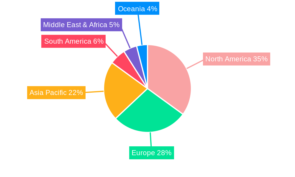 Molecular Influenza Diagnostic Market Share by Region - Global Geographic Distribution