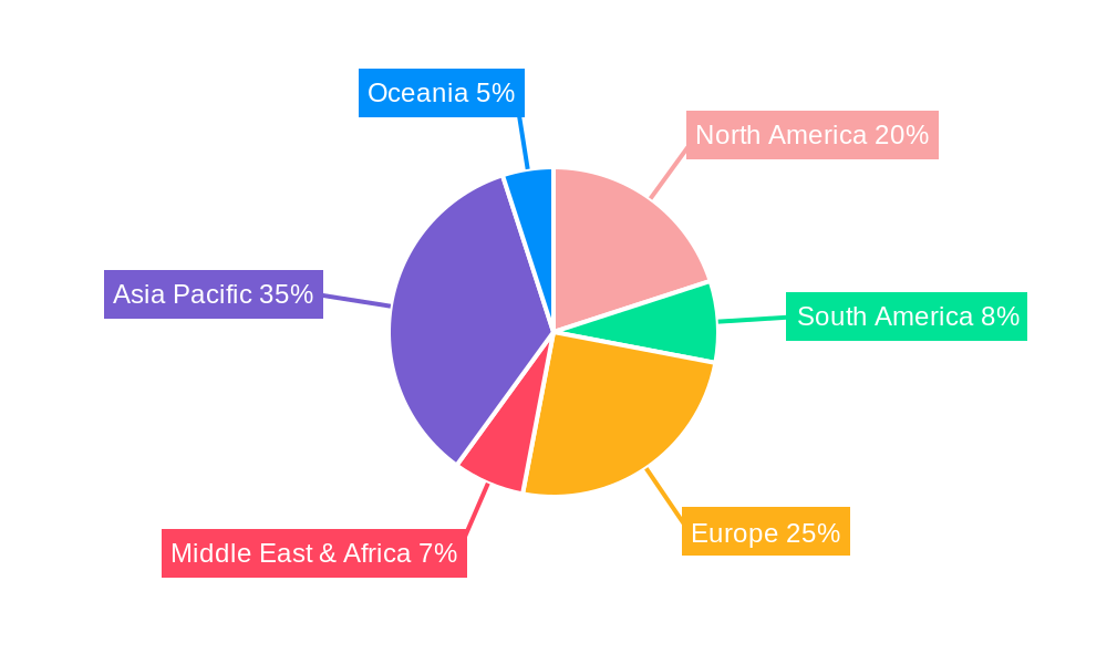 Motor Magnets Market Share by Region - Global Geographic Distribution