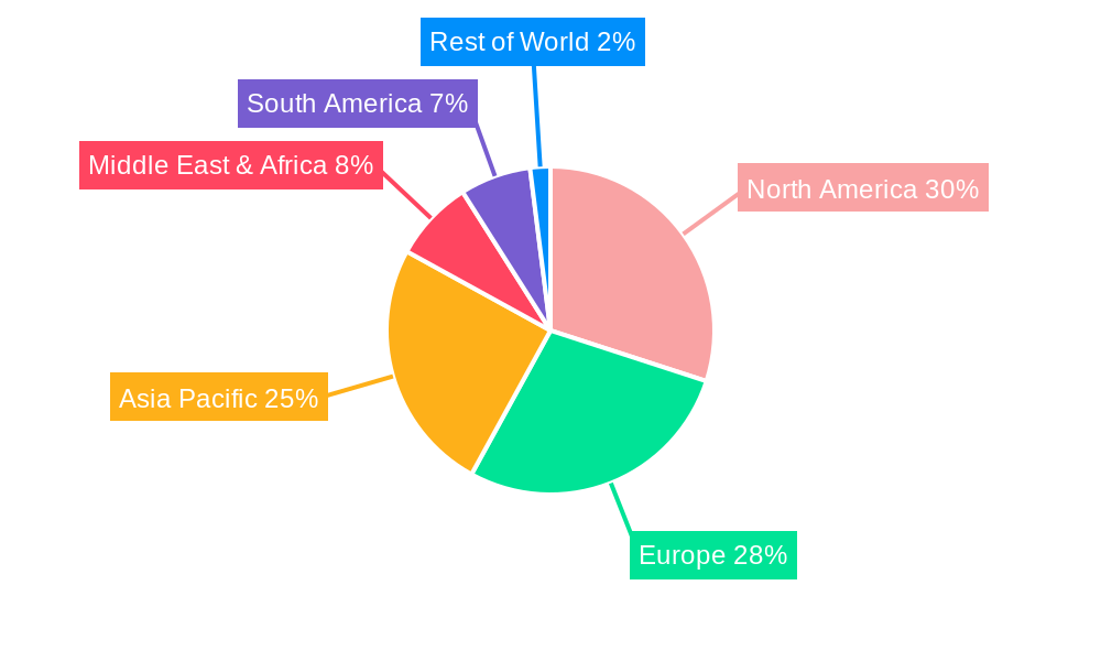 Multifunction USB-C Hub Market Share by Region - Global Geographic Distribution