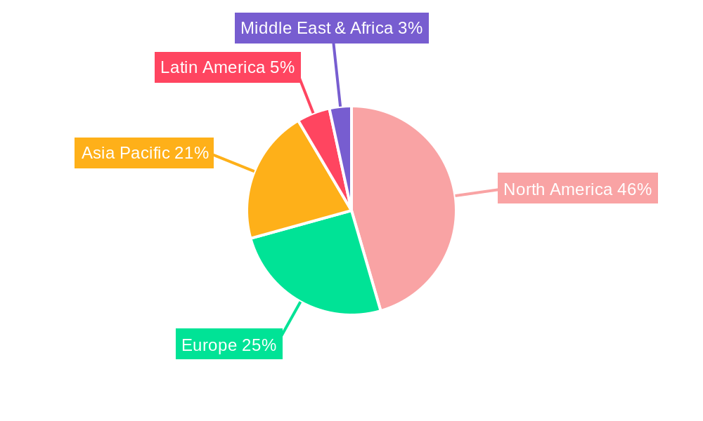 North America Soy Beverages Market Market Share by Region - Global Geographic Distribution