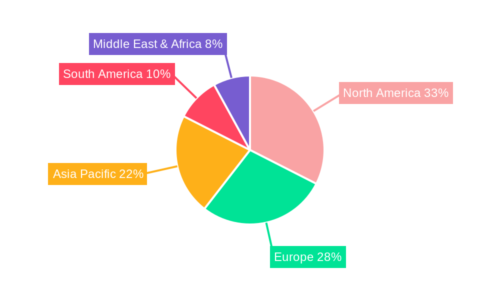 Nose Planer Market Share by Region - Global Geographic Distribution