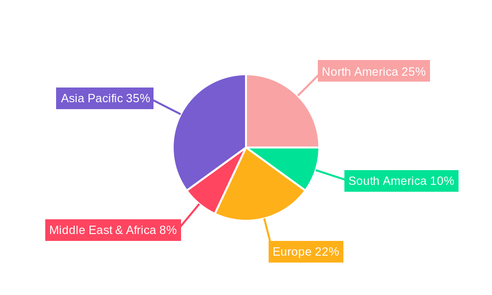 Plant-based Hair Dye Market Share by Region - Global Geographic Distribution
