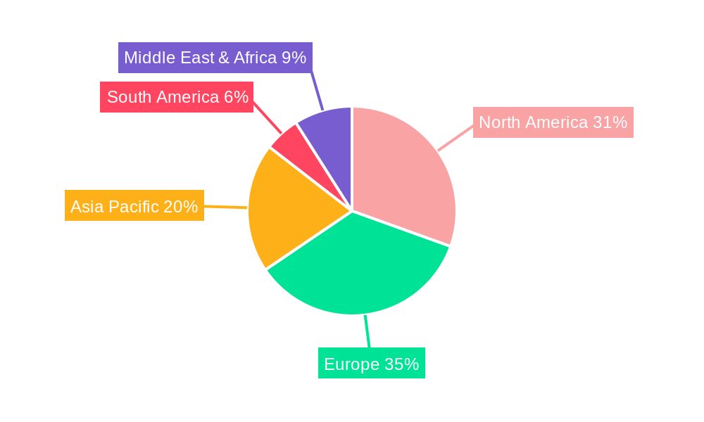 Qualified E-Bike Helmet Market Share by Region - Global Geographic Distribution