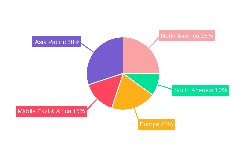 Ready Mix Concrete Market Share by Region - Global Geographic Distribution