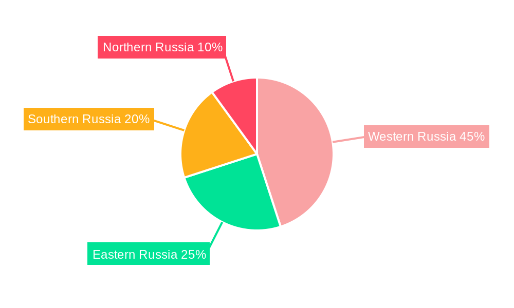 Russia Road Freight Transport Market Market Share by Region - Global Geographic Distribution