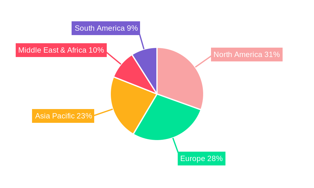 Salad Cream Market Share by Region - Global Geographic Distribution