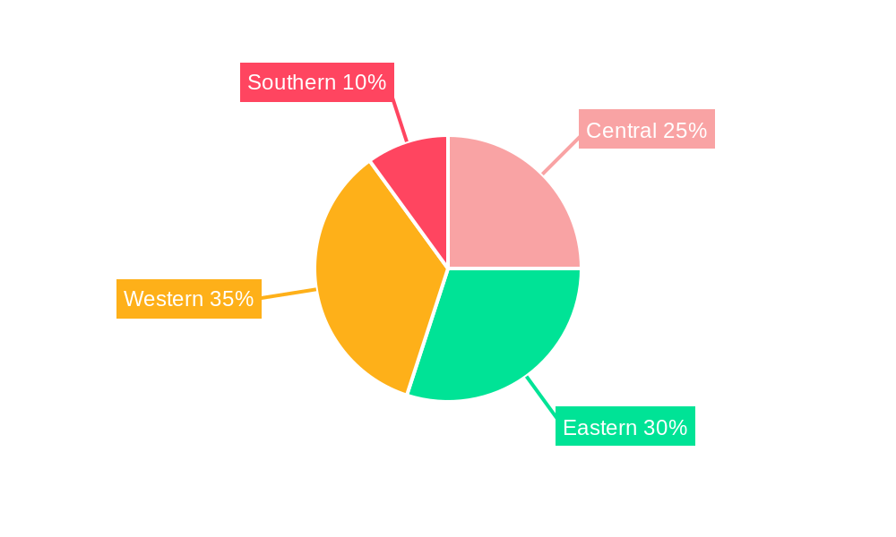 Saudi Arabia Tiles Industry Market Share by Region - Global Geographic Distribution