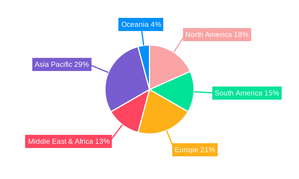 Solar Pump Variable Frequency Drive Market Share by Region - Global Geographic Distribution