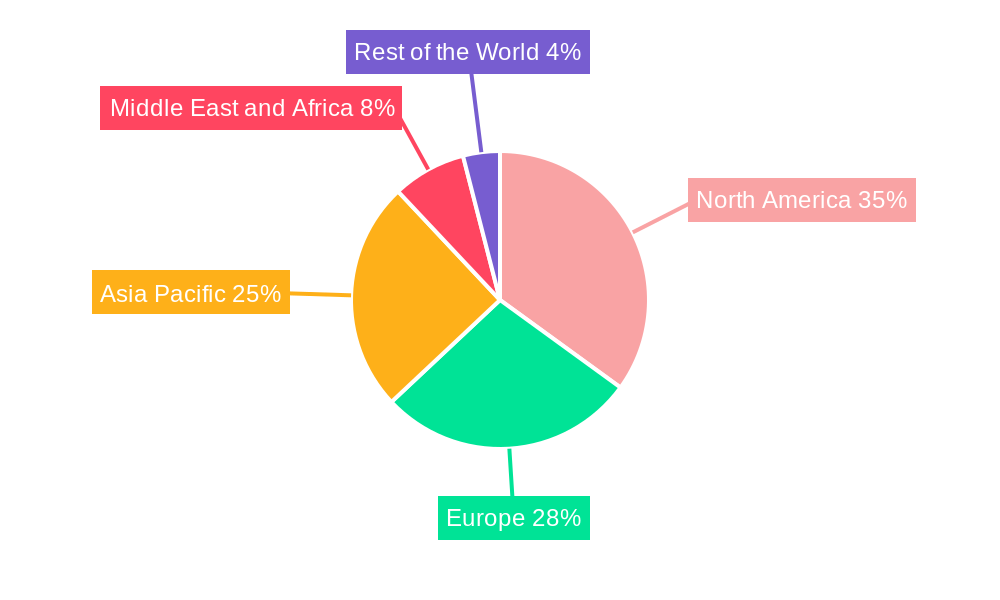 Time Definite Courier Delivery Market Market Share by Region - Global Geographic Distribution