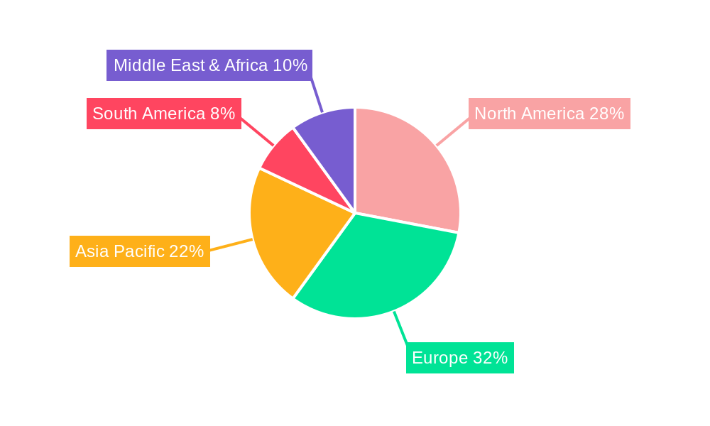 Toilet Chairs Market Share by Region - Global Geographic Distribution