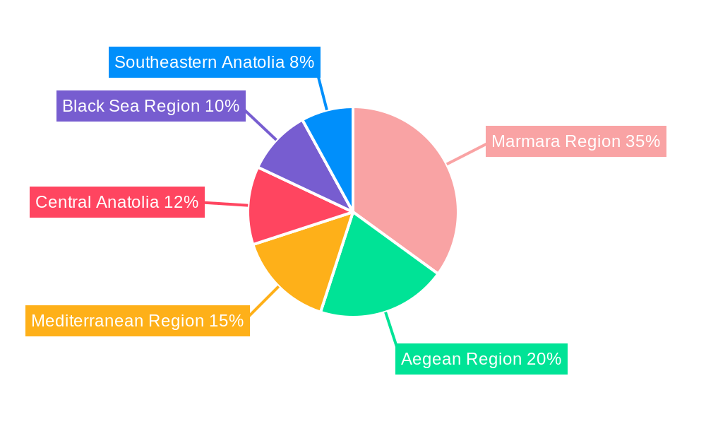 Turkey Cookware Market Market Share by Region - Global Geographic Distribution