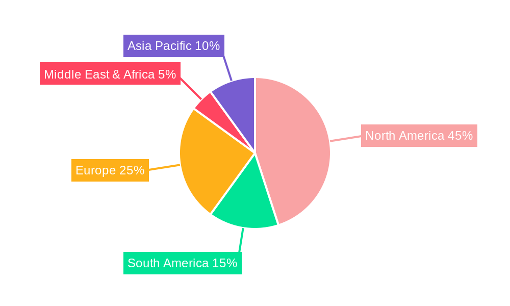 USA Ice Cream Market Market Share by Region - Global Geographic Distribution