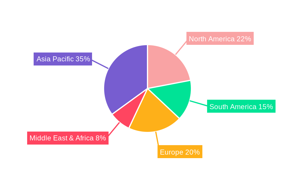 Underground Hard Rock Haulage Market Share by Region - Global Geographic Distribution
