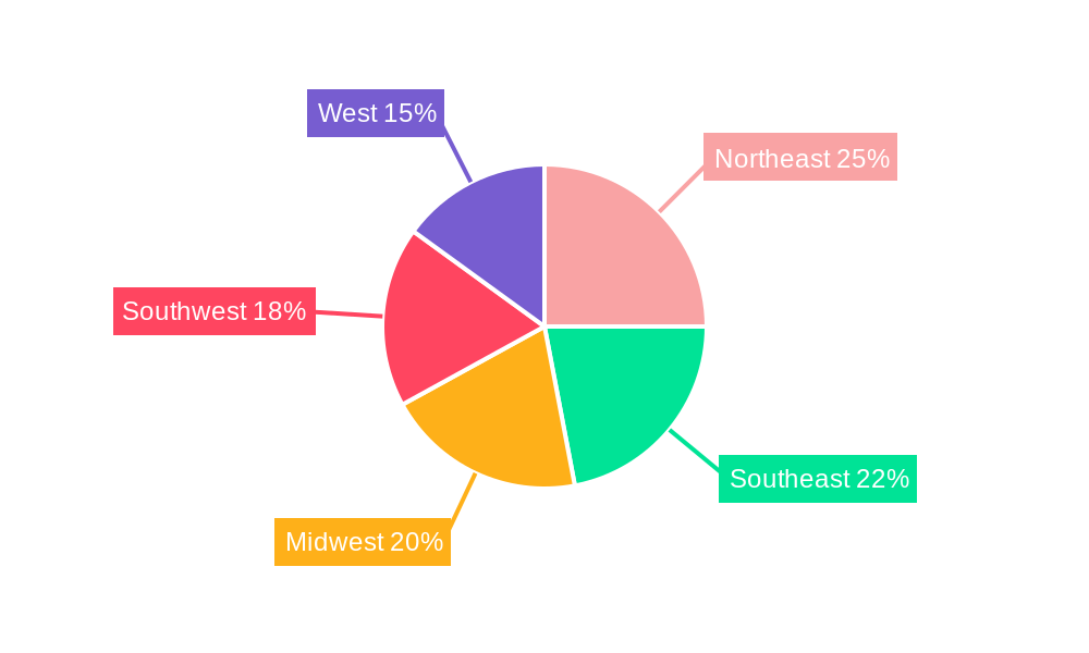 United States Home Decor Market Market Share by Region - Global Geographic Distribution