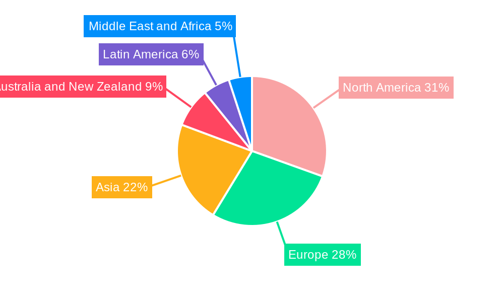 Wealth Management Software Market Market Share by Region - Global Geographic Distribution