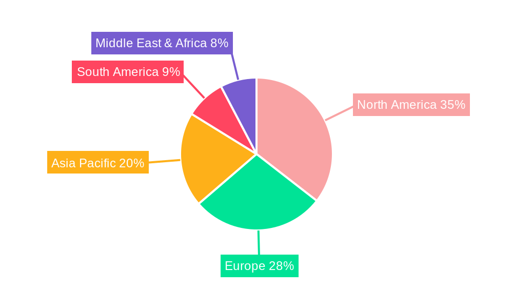 Wheat Pretzels Market Share by Region - Global Geographic Distribution