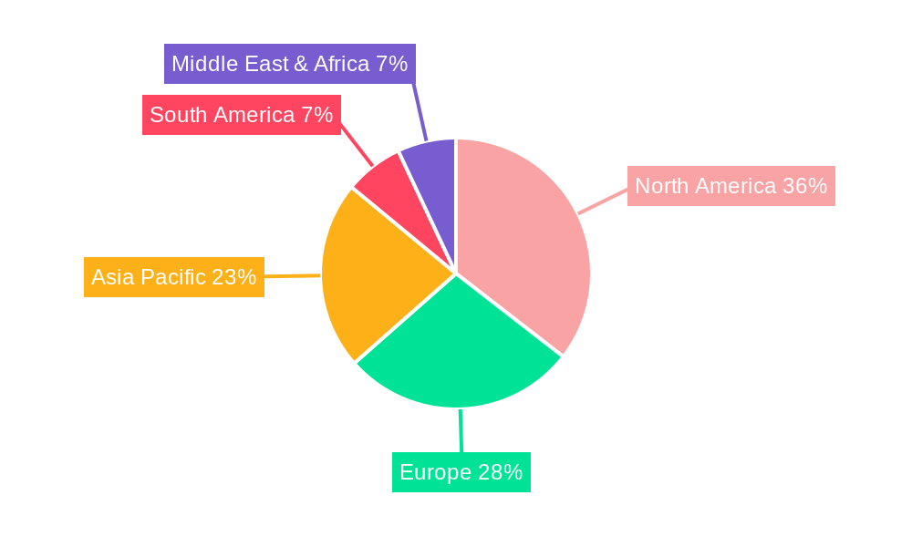 Xerostomia (Dry Mouth) Therapeutics Market Share by Region - Global Geographic Distribution