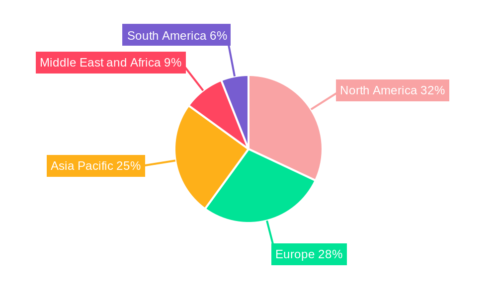Zika Virus Testing Market Market Share by Region - Global Geographic Distribution