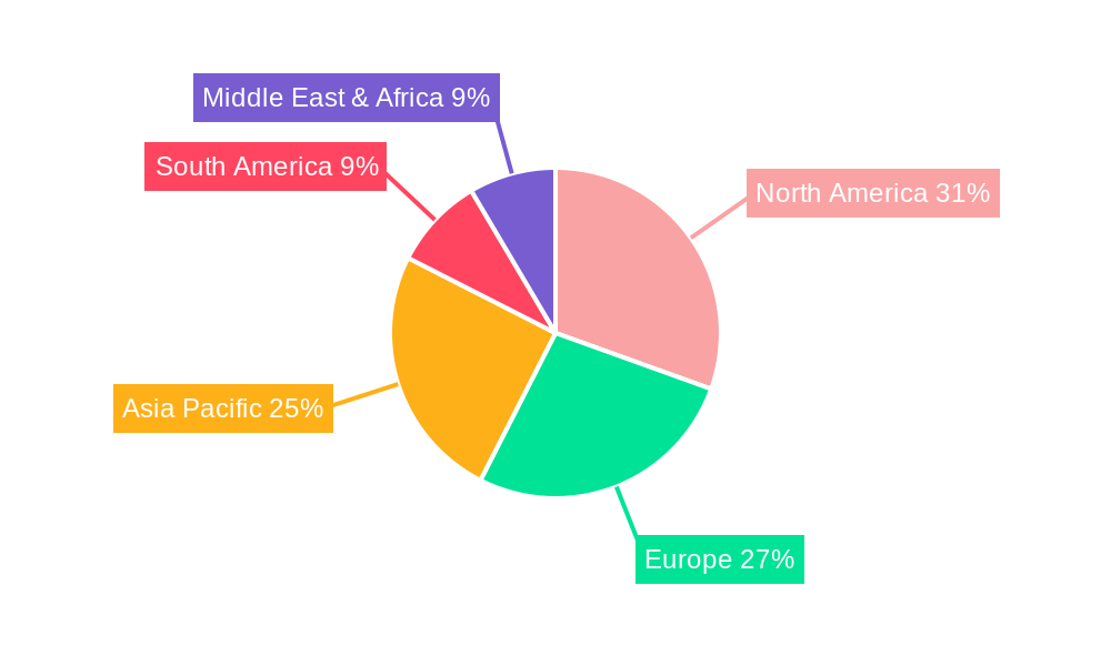 pseudomonas diagnostic testing Market Share by Region - Global Geographic Distribution