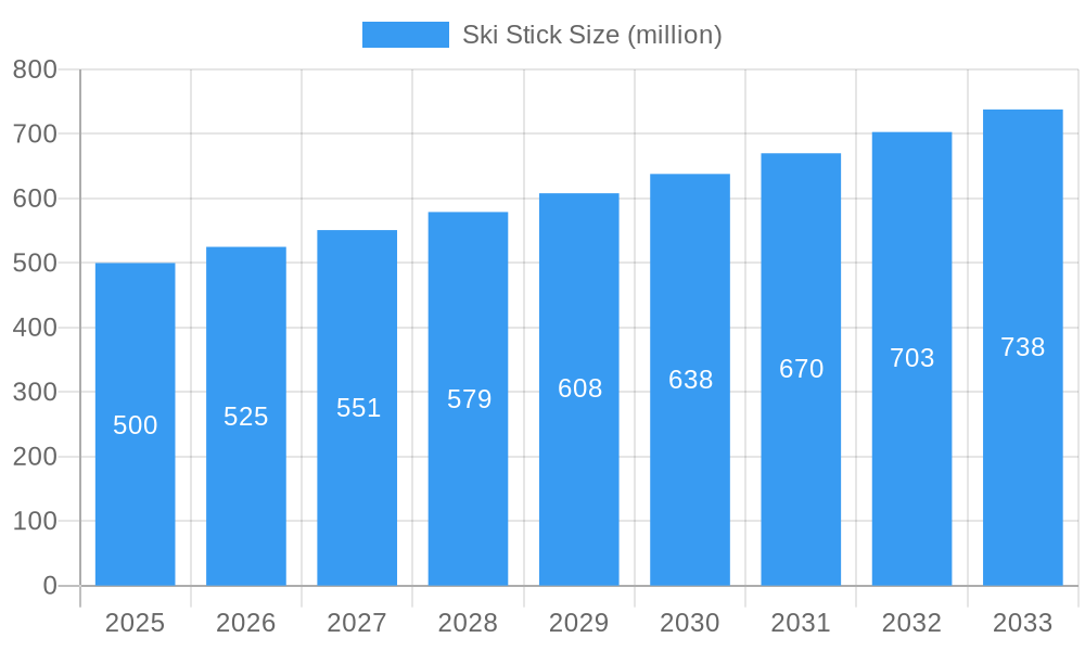 Ski Stick Market Size and Forecast (2024-2030)